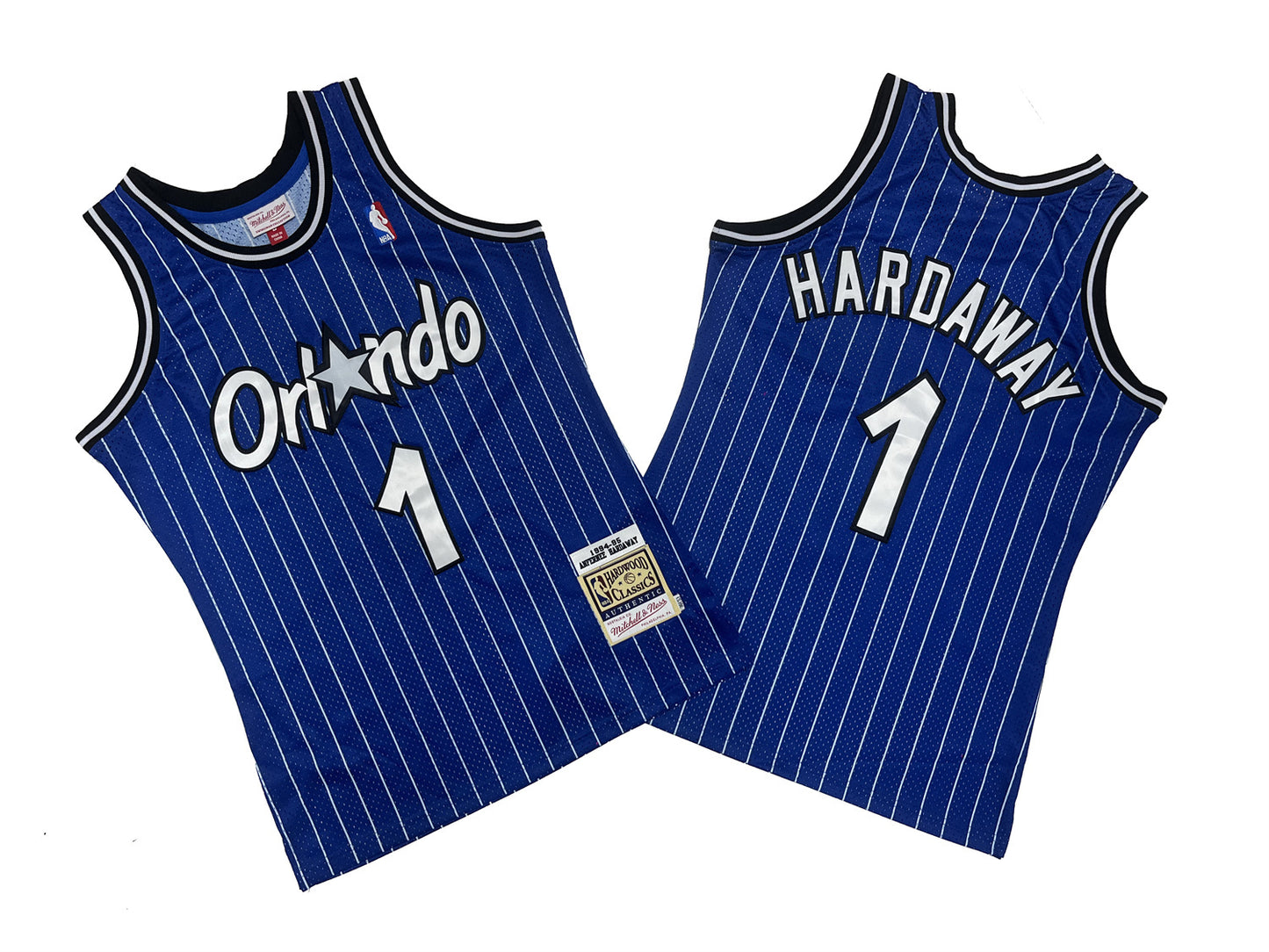 ORLANDO MAGIC ANFERNEE HARDAWAY BLUE VINTAGE JERSEY