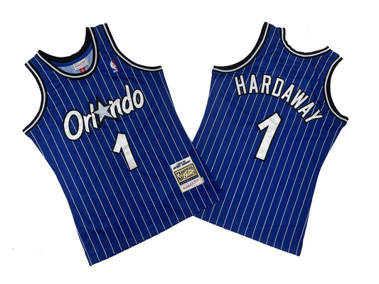 ORLANDO MAGIC ANFERNEE HARDAWAY BLUE VINTAGE JERSEY