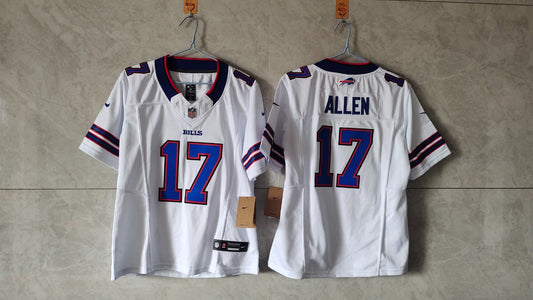 BUFFALO BILLS JOSH ALLEN WHITE JERSEY