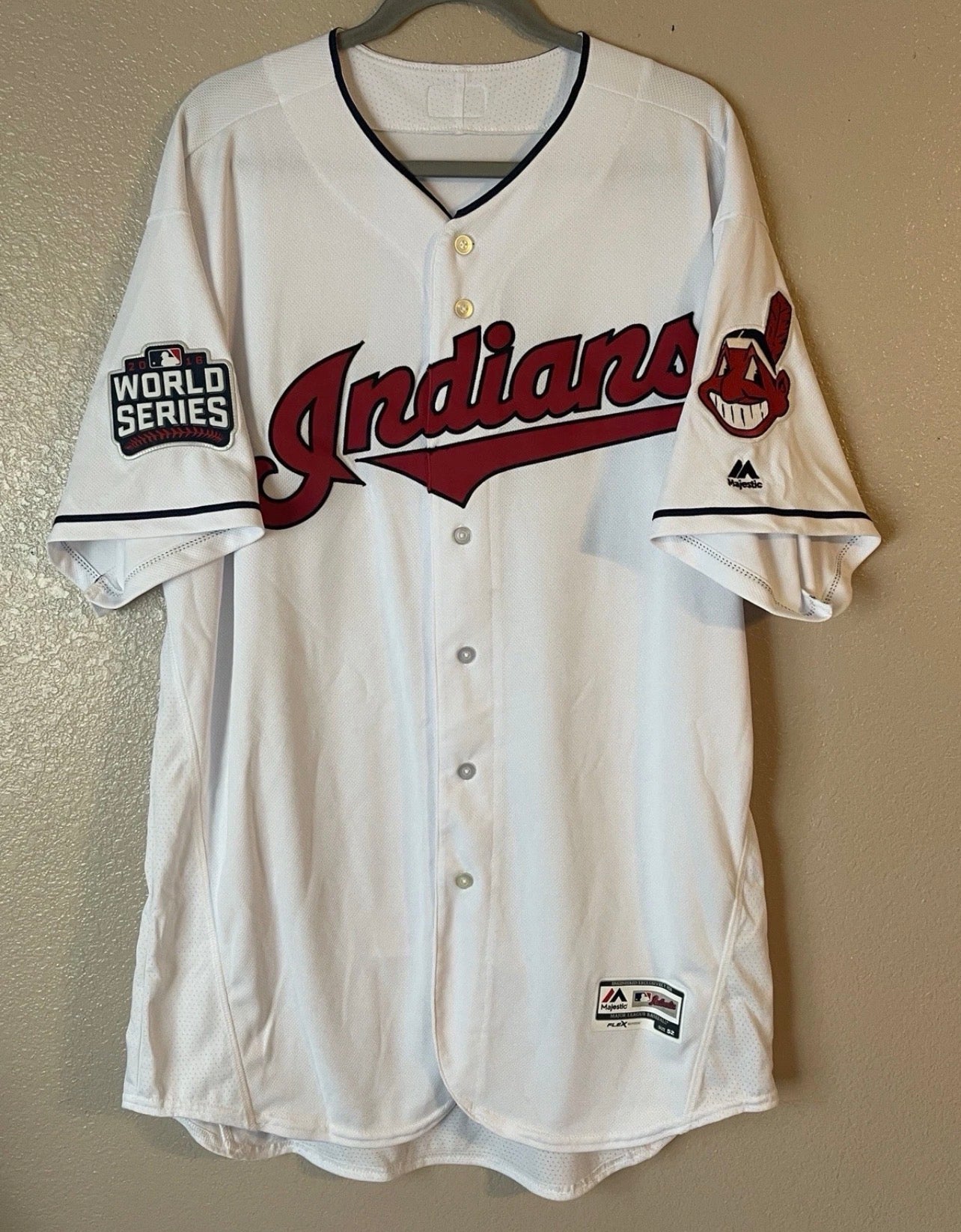 Cleveland Indians Jose Ramirez #11 World Series jersey 2016