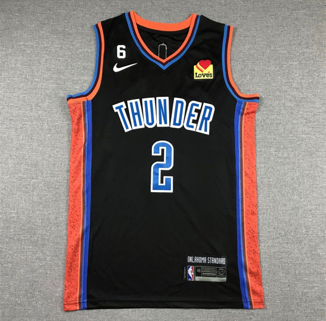 Shai Gilgeous-Alexander Black Oklahoma City Thunder Jersey