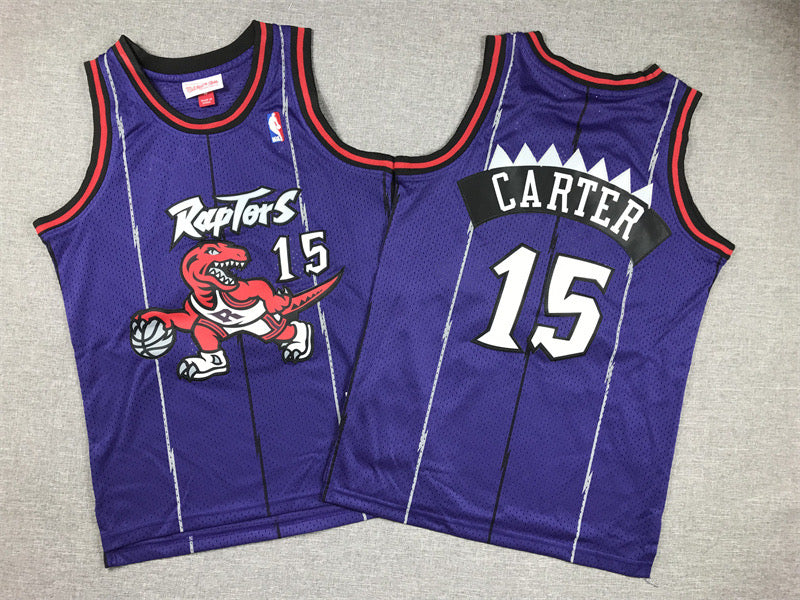 TORONTO RAPTORS VINCE CARTER PURPLE VINTAGE JERSEY