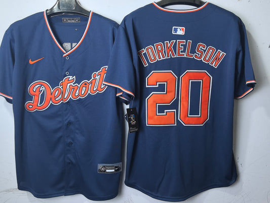 DETROIT TIGERS SPENCER TORKELSON BLUE JERSEY