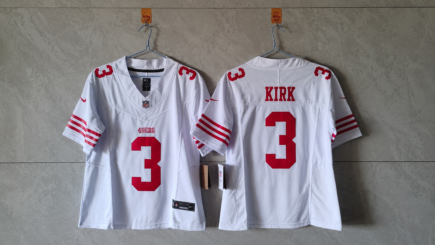 SAN FRANCISCO 49ERS CHRISTIAN KIRK WHITE JERSEY