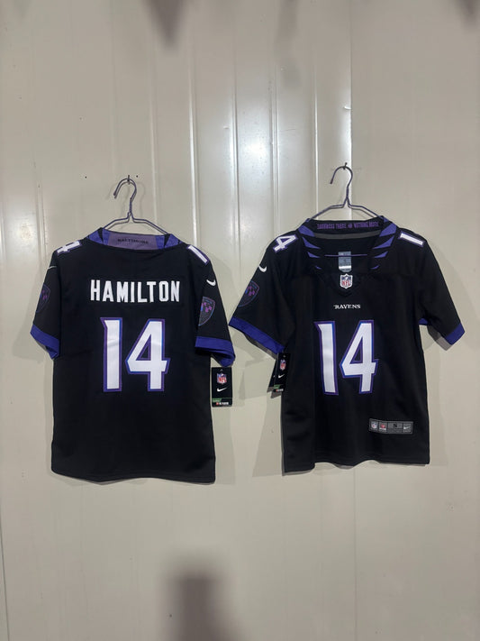 Baltimore Ravens Kyle Hamilton Black Jersey