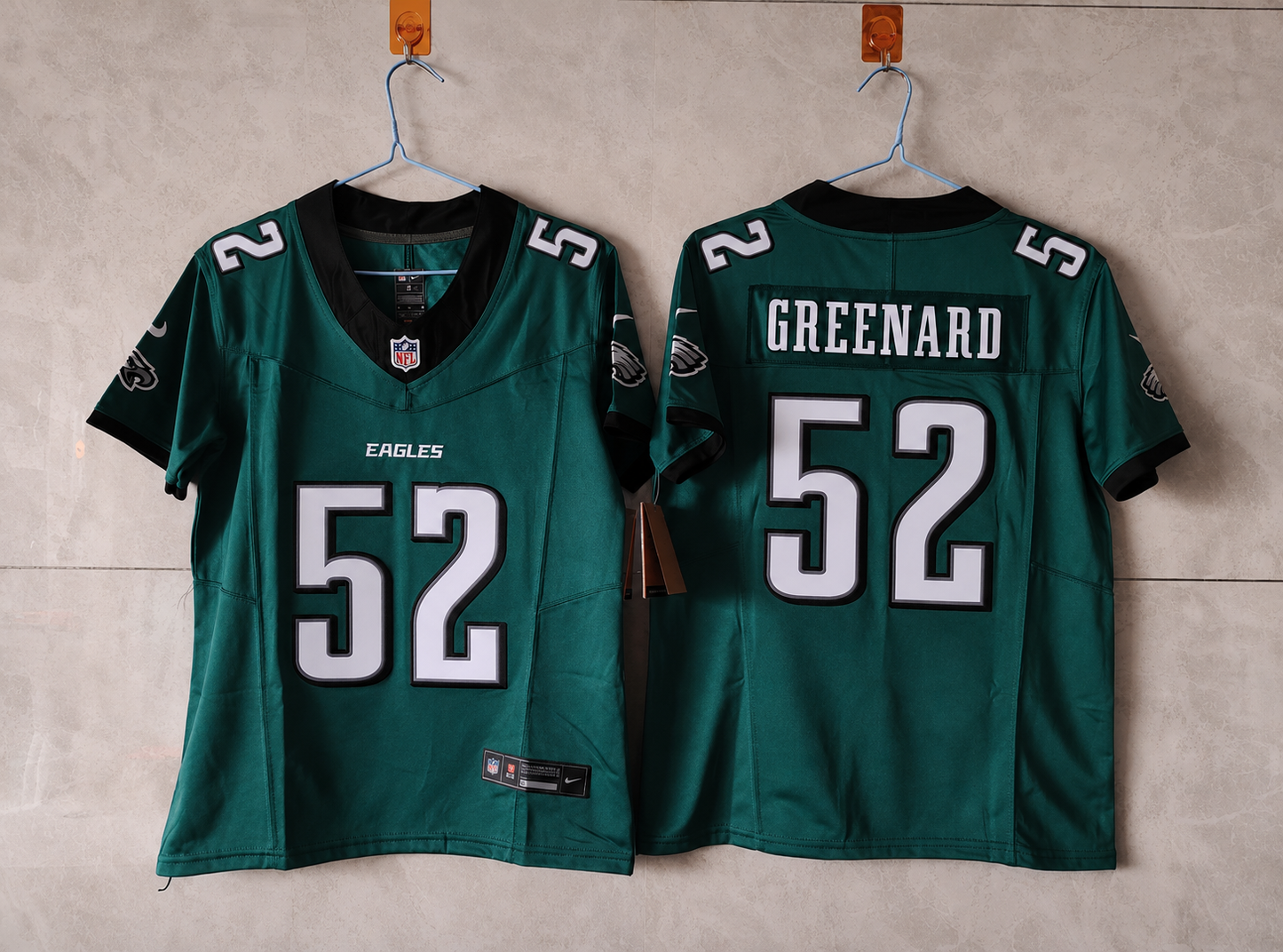PHILADELPHIA EAGLES JONATHAN GREENARD GREEN JERSEY