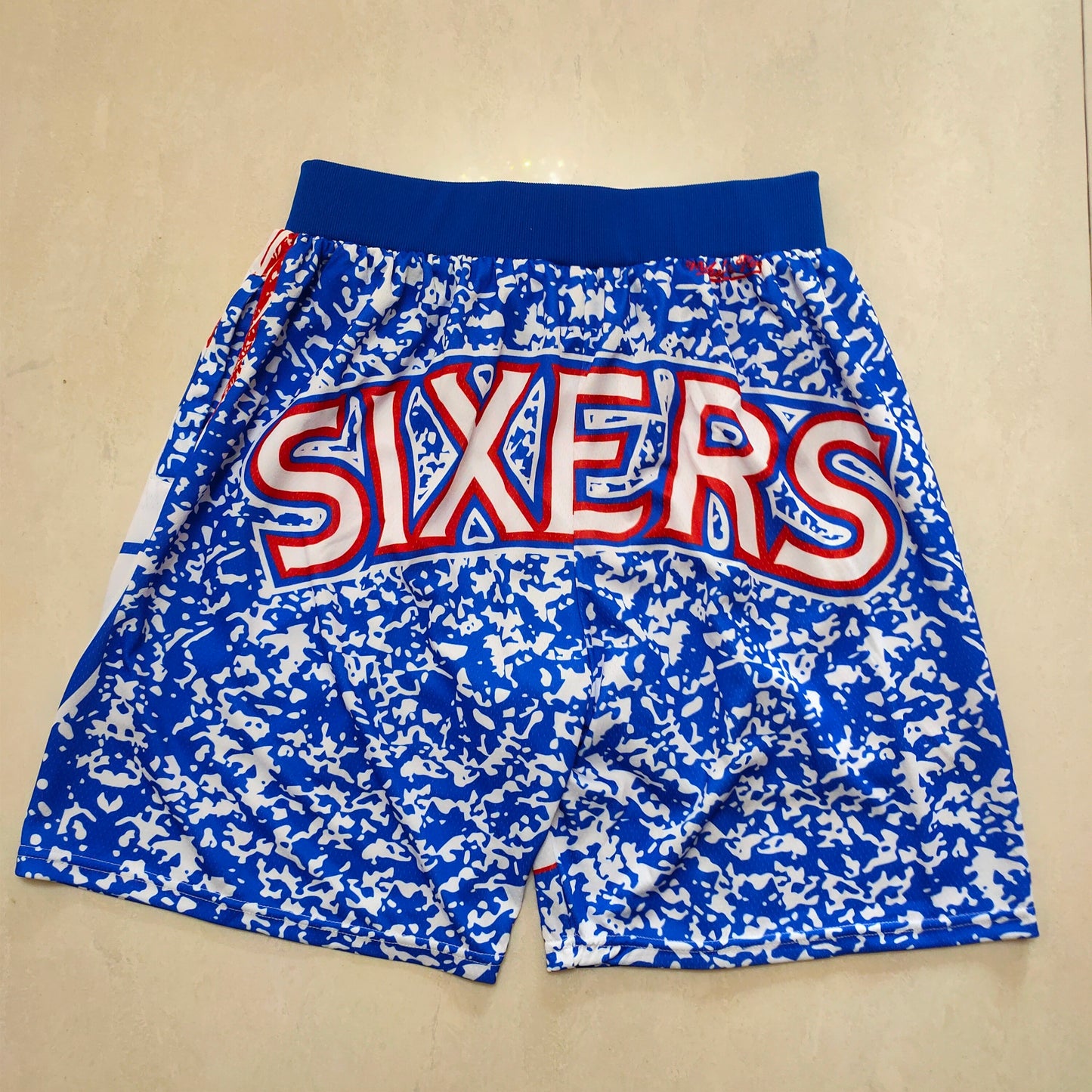 PHILIDELPHIA 76ERS BLUE SHORTS