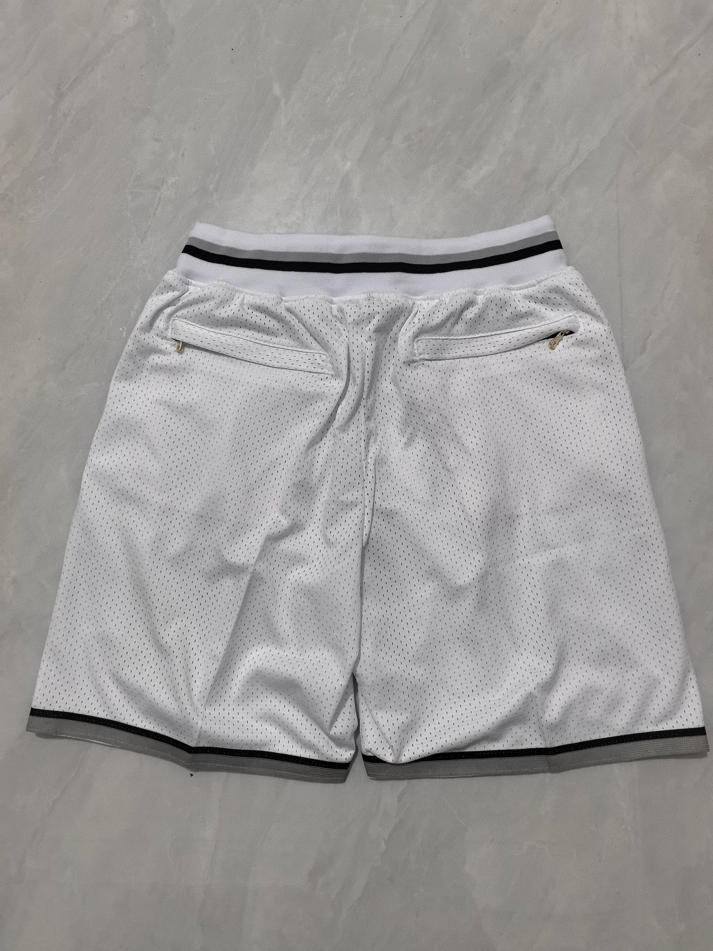 LAS VEGAS RAIDERS WHITE SHORTS