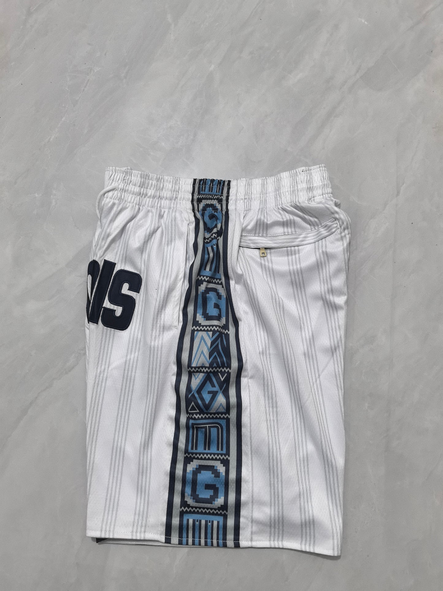 MEMPHIS GRIZZILES WHITE SHORTS