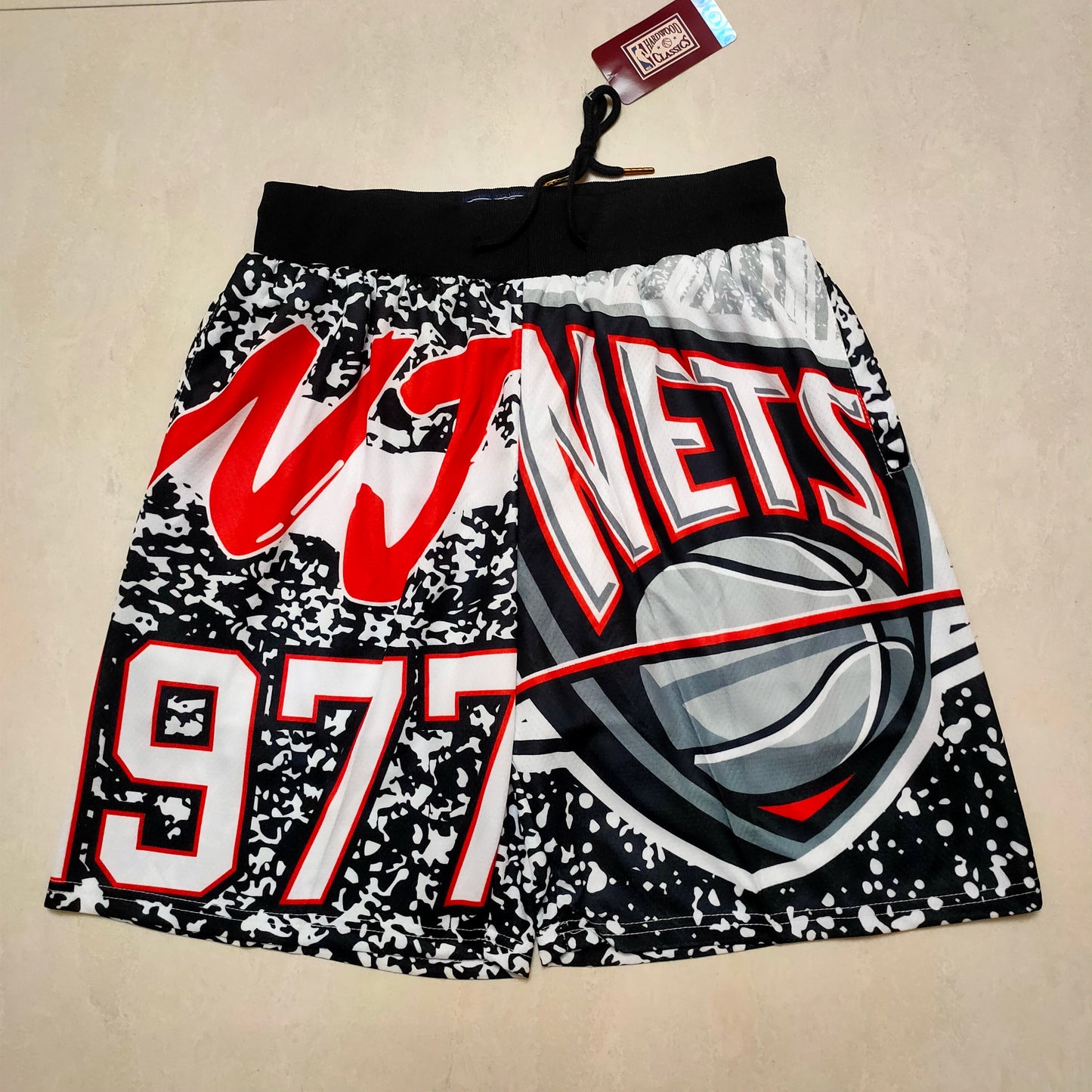 NEW JERSEY NETS BLACK SHORTS