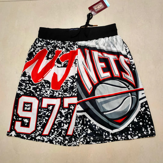 NEW JERSEY NETS BLACK SHORTS