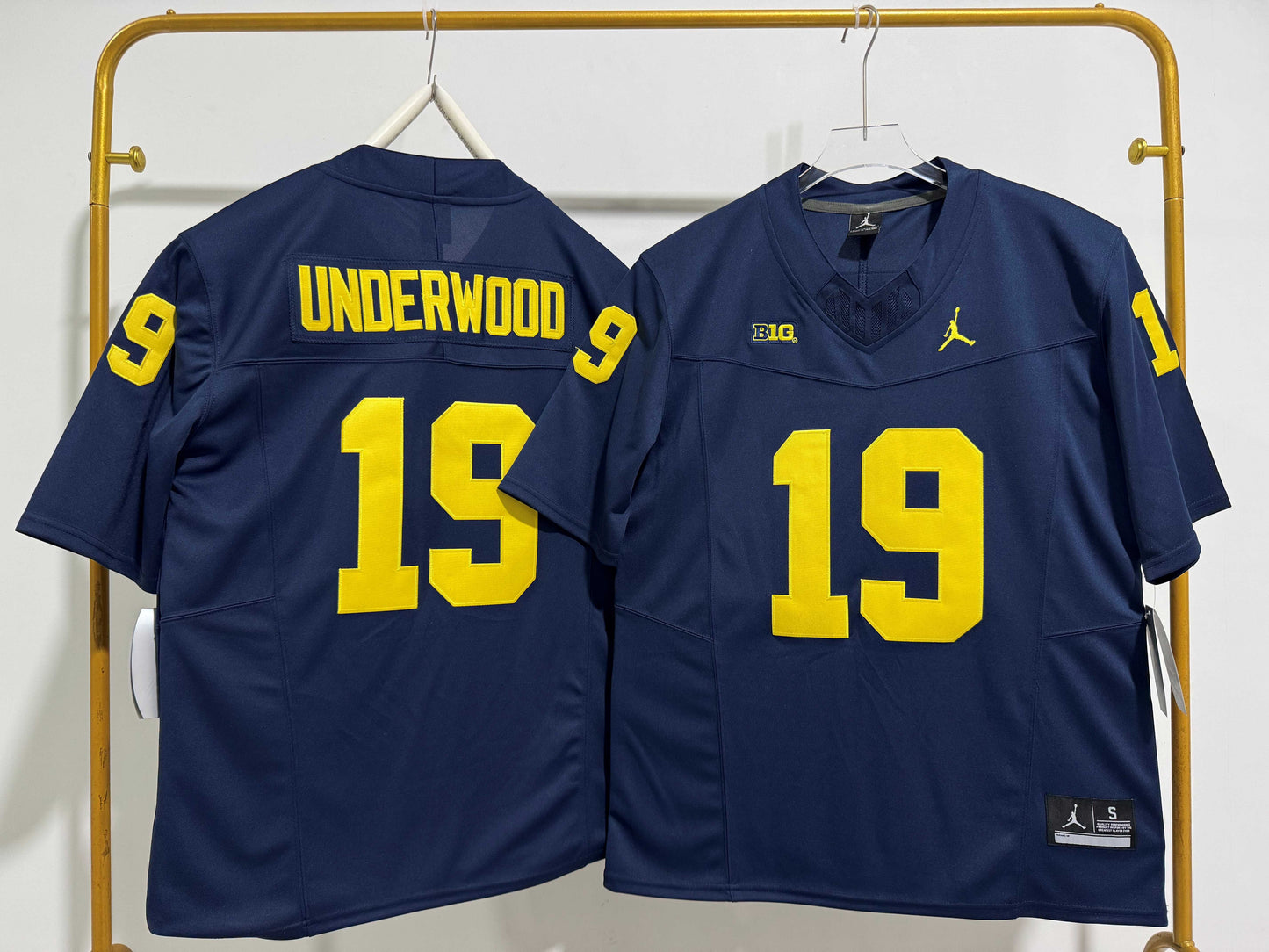MICHIGAN WOLVERINES BRYCE UNDERWOOD BLUE JERSEY