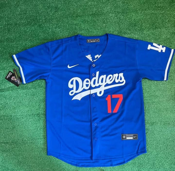 Shohei Ohtani Blue Los Angeles Dodgers Jersey