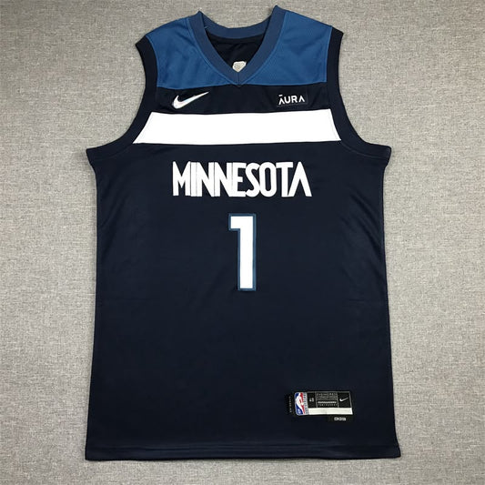 MINNESOTA TIMBERWOLVES LAMELO BALL BLUE JERSEY