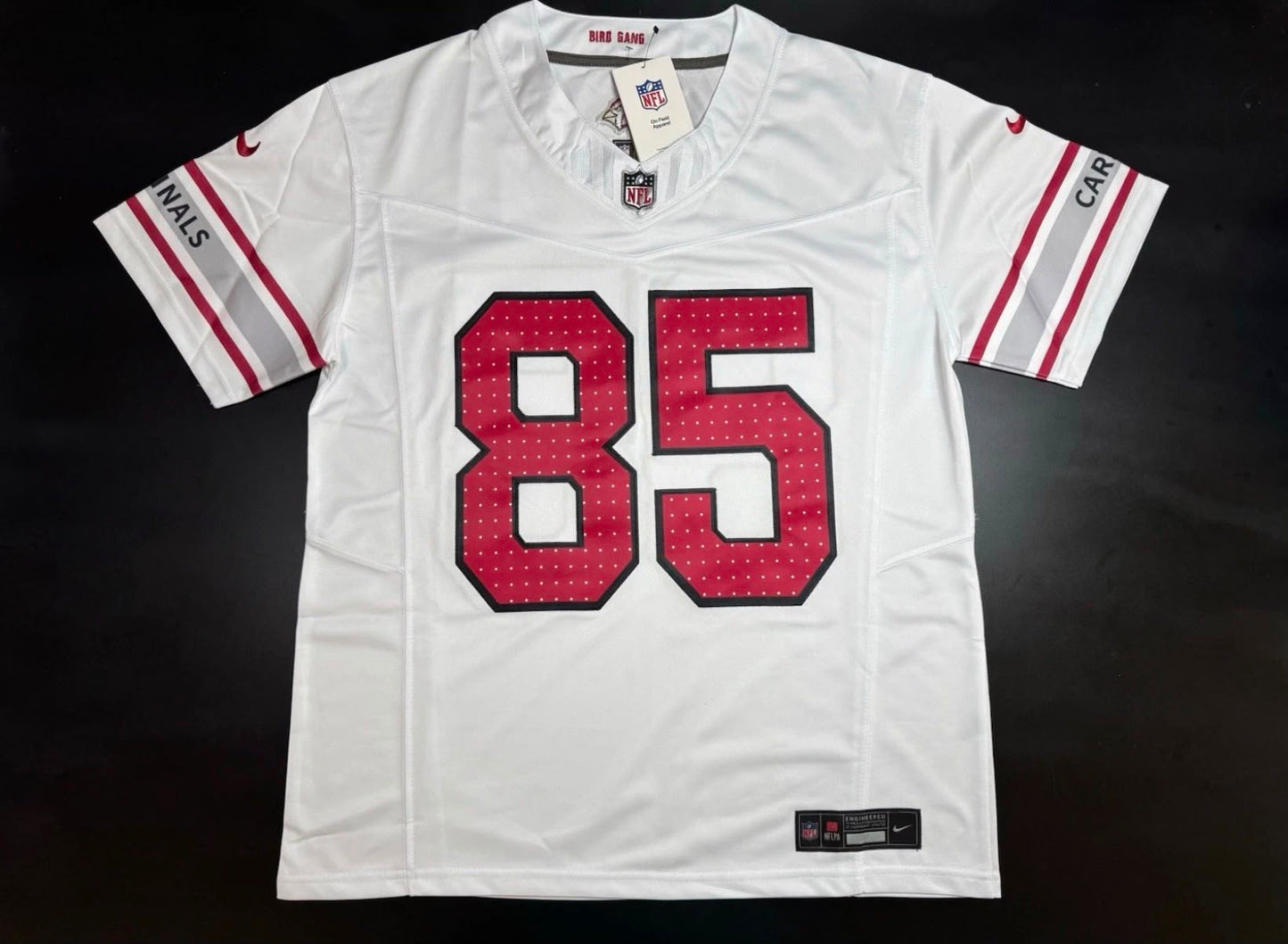 ARIZONA CARDINALS TREY MCBRIDE WHITE JERSEY