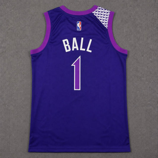MINNESOTA TIMBERWOLVES LAMELO BALL PURPLE JERSEY