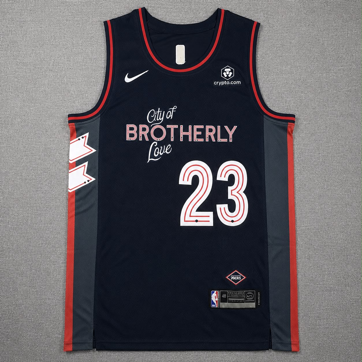 PHILADELPHIA 76ERS LEBRON JAMES BLUE JERSEY