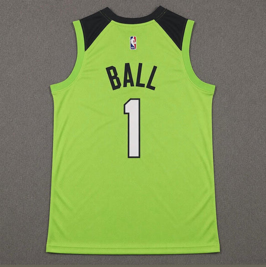 MINNESOTA TIMBERWOLVES LAMELO BALL GREEN JERSEY
