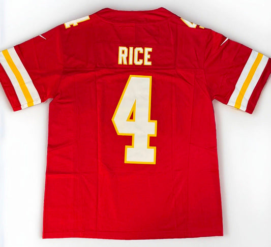KANSAS CITY CHIEFS RASHEE RICE RED JERSEY