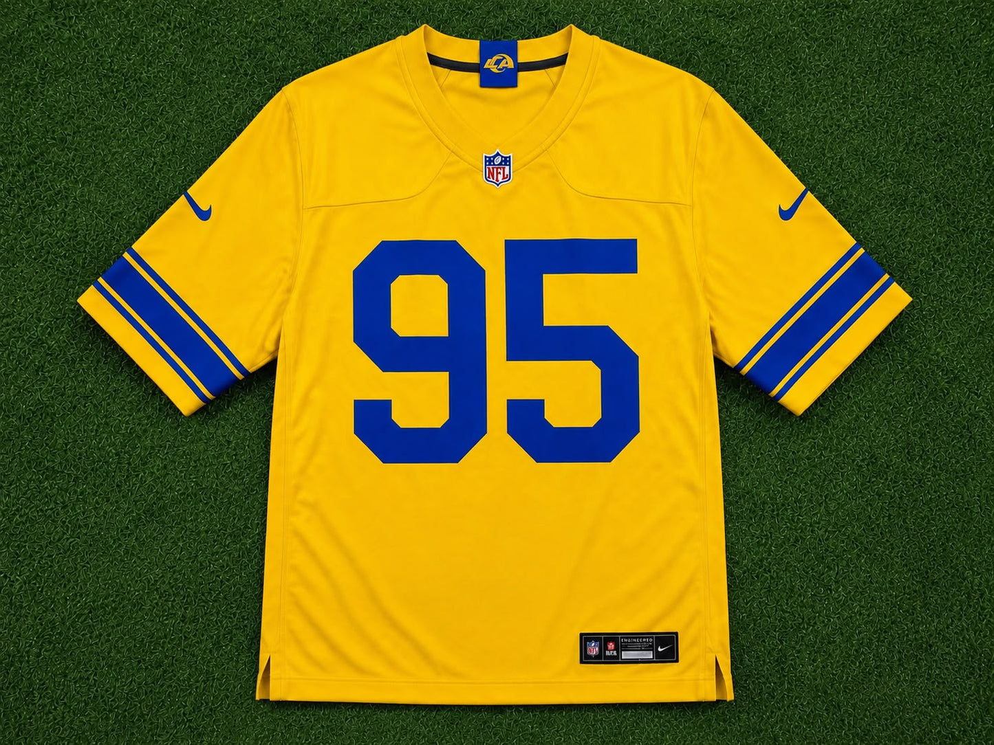 LOS ANGELES RAMS MYLES GARRETT YELLOW JERSEY