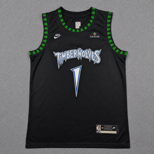 MINNESOTA TIMBERWOLVES LAMELO BALL BLACK JERSEY