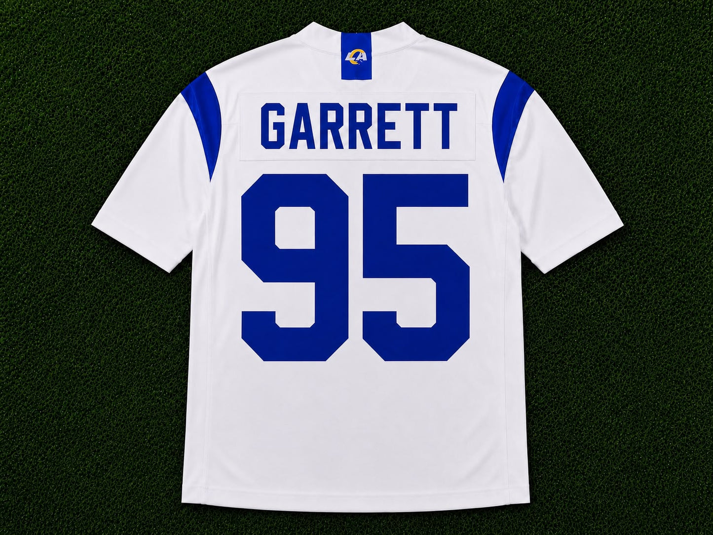LOS ANGELES RAMS MYLES GARRETT WHITE JERSEY