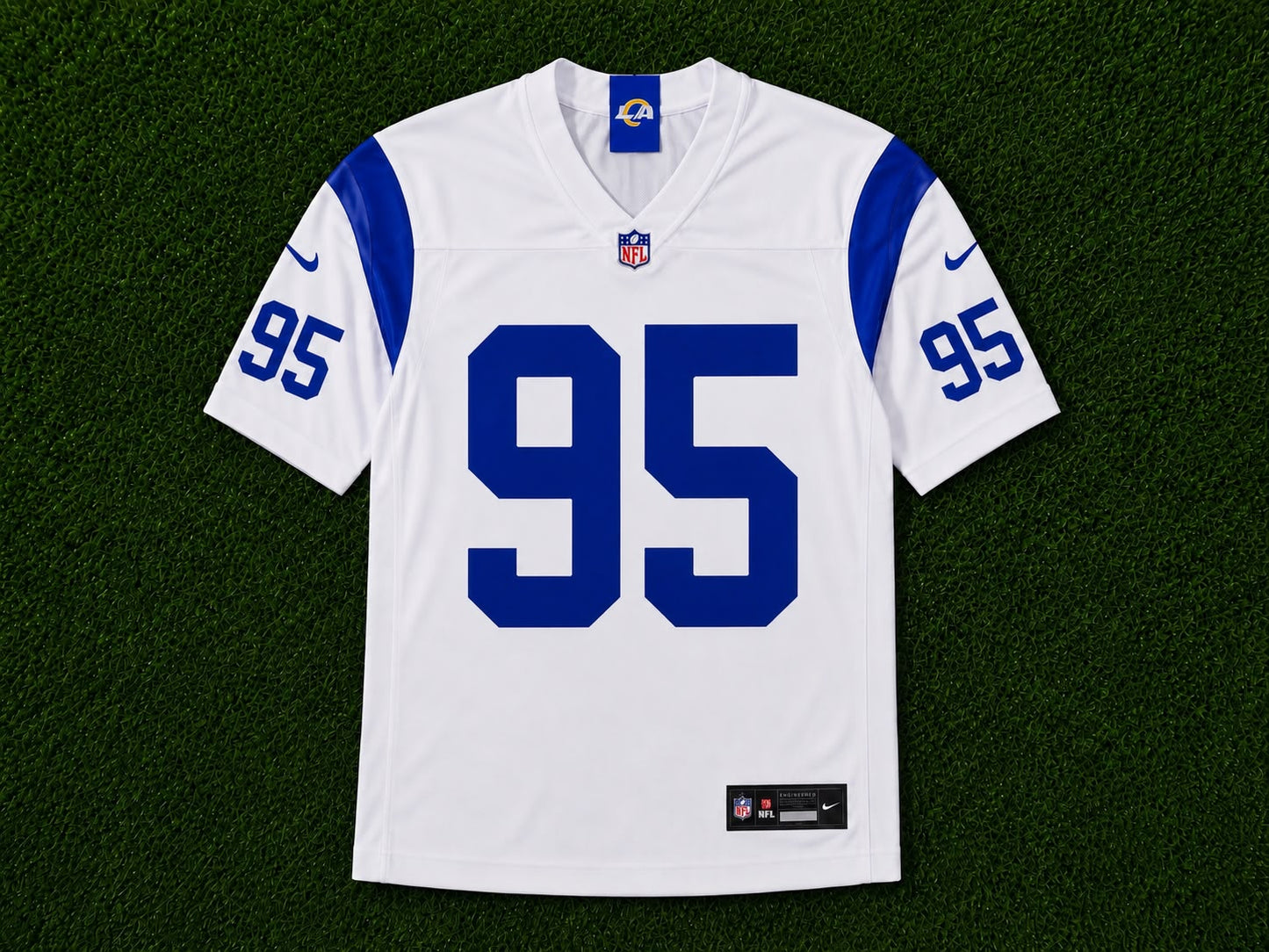 LOS ANGELES RAMS MYLES GARRETT WHITE JERSEY