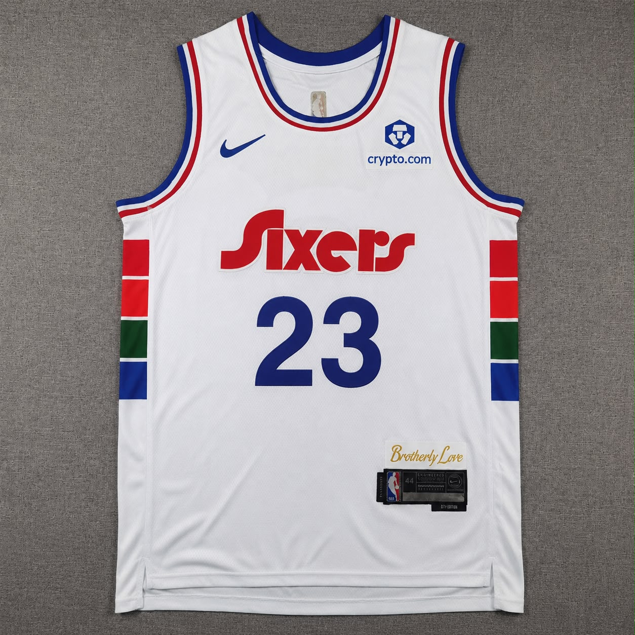 PHILADELPHIA 76ERS LEBRON JAMES WHITE JERSEY