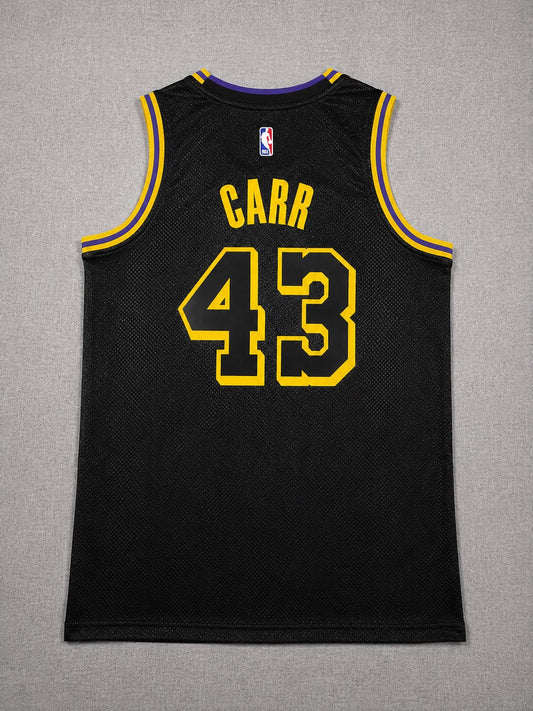 LOS ANGELES LAKERS CAMERON CARR BLACK JERSEY
