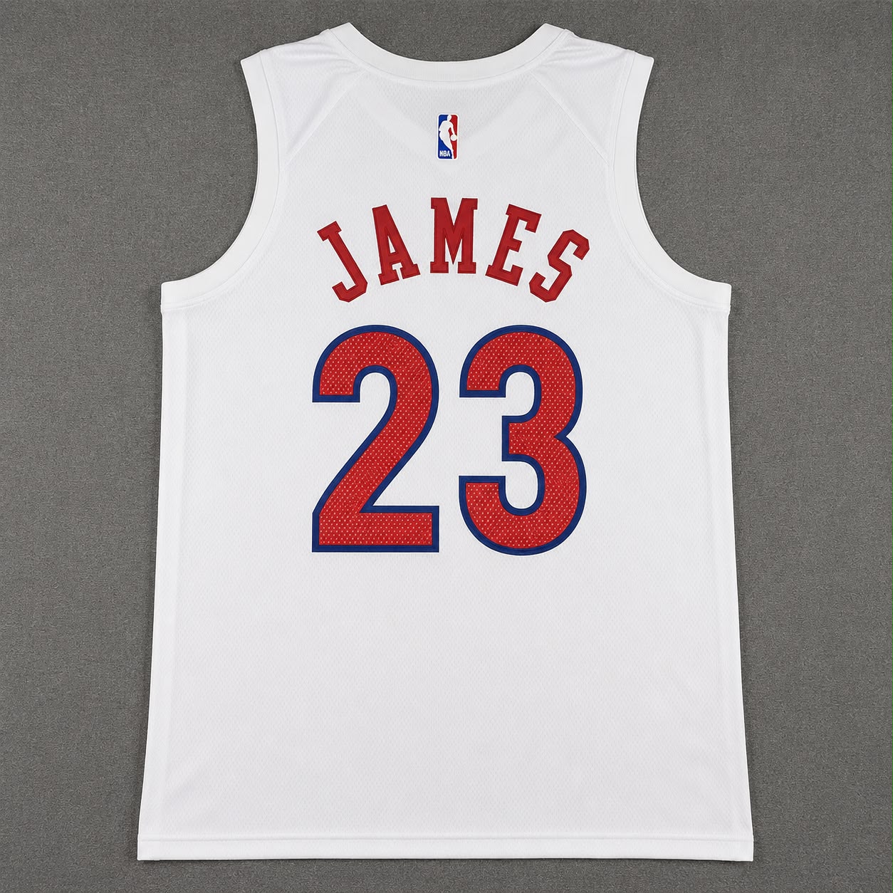 PHILADELPHIA 76ERS LEBRON JAMES WHITE JERSEY