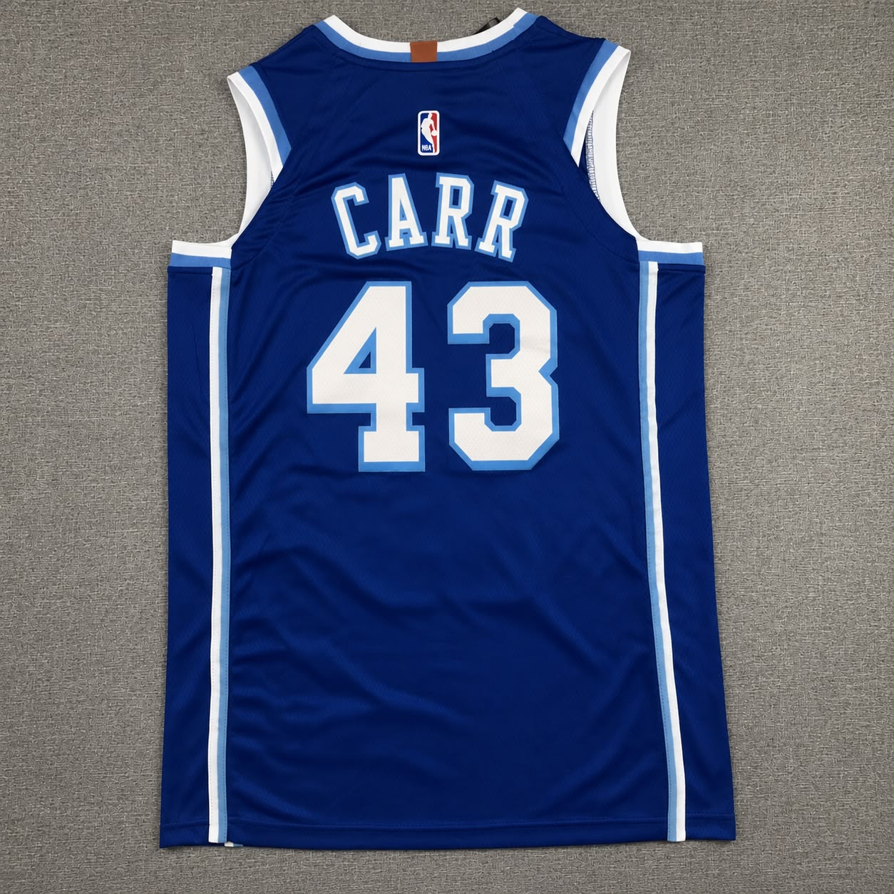 LOS ANGELES LAKERS CAMERON CARR BLUE JERSEY