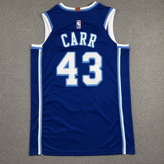 LOS ANGELES LAKERS CAMERON CARR BLUE JERSEY