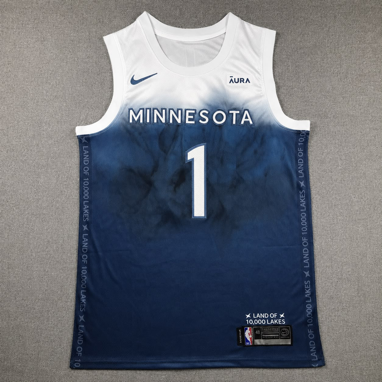 MINNESOTA TIMBERWOLVES LAMELO BALL BLUE JERSEY