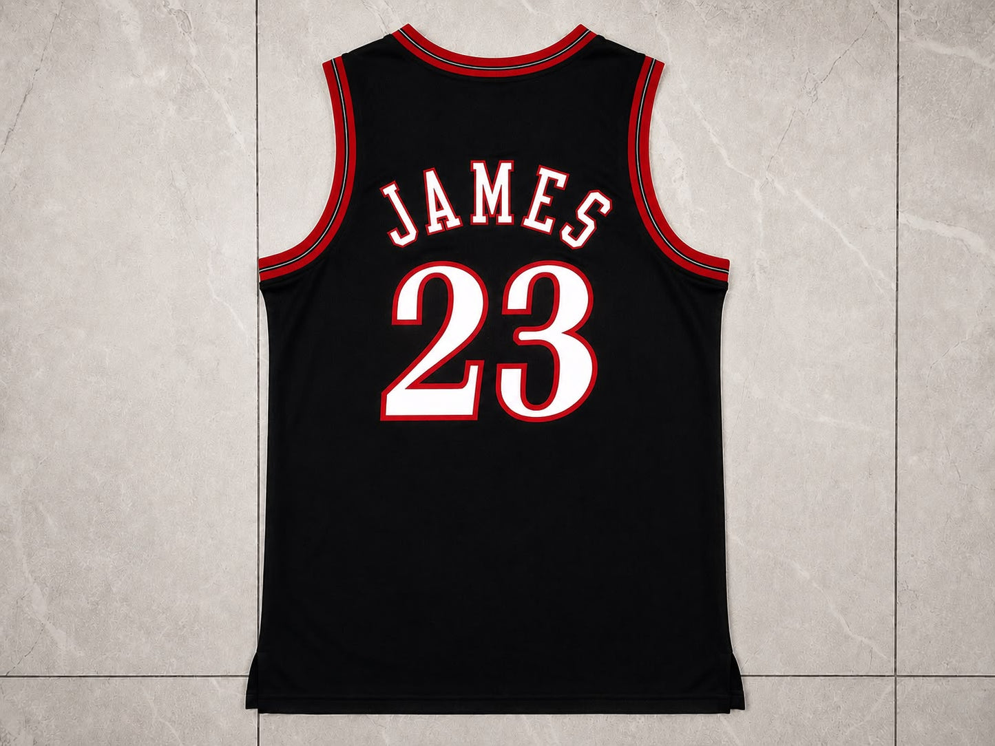 PHILADELPHIA 76ERS LEBRON JAMES BLACK JERSEY