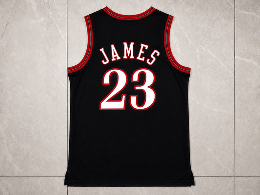 PHILADELPHIA 76ERS LEBRON JAMES BLACK JERSEY