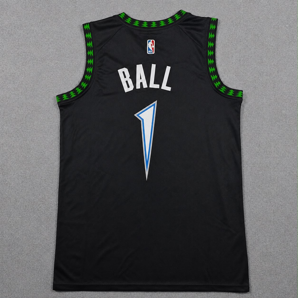 MINNESOTA TIMBERWOLVES LAMELO BALL BLACK JERSEY