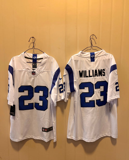 LOS ANGELES RAMS KYREN WILLIAMS WHITE JERSEY