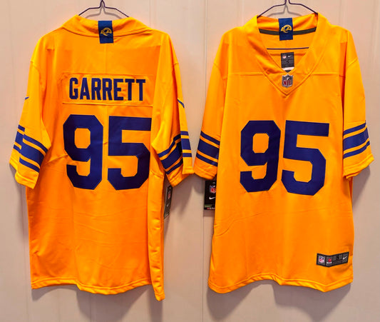 LOS ANGELES RAMS MYLES GARRETT YELLOW JERSEY
