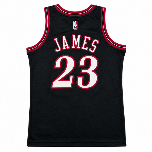 PHILADELPHIA 76ERS LEBRON JAMES BLACK RETRO JERSEY