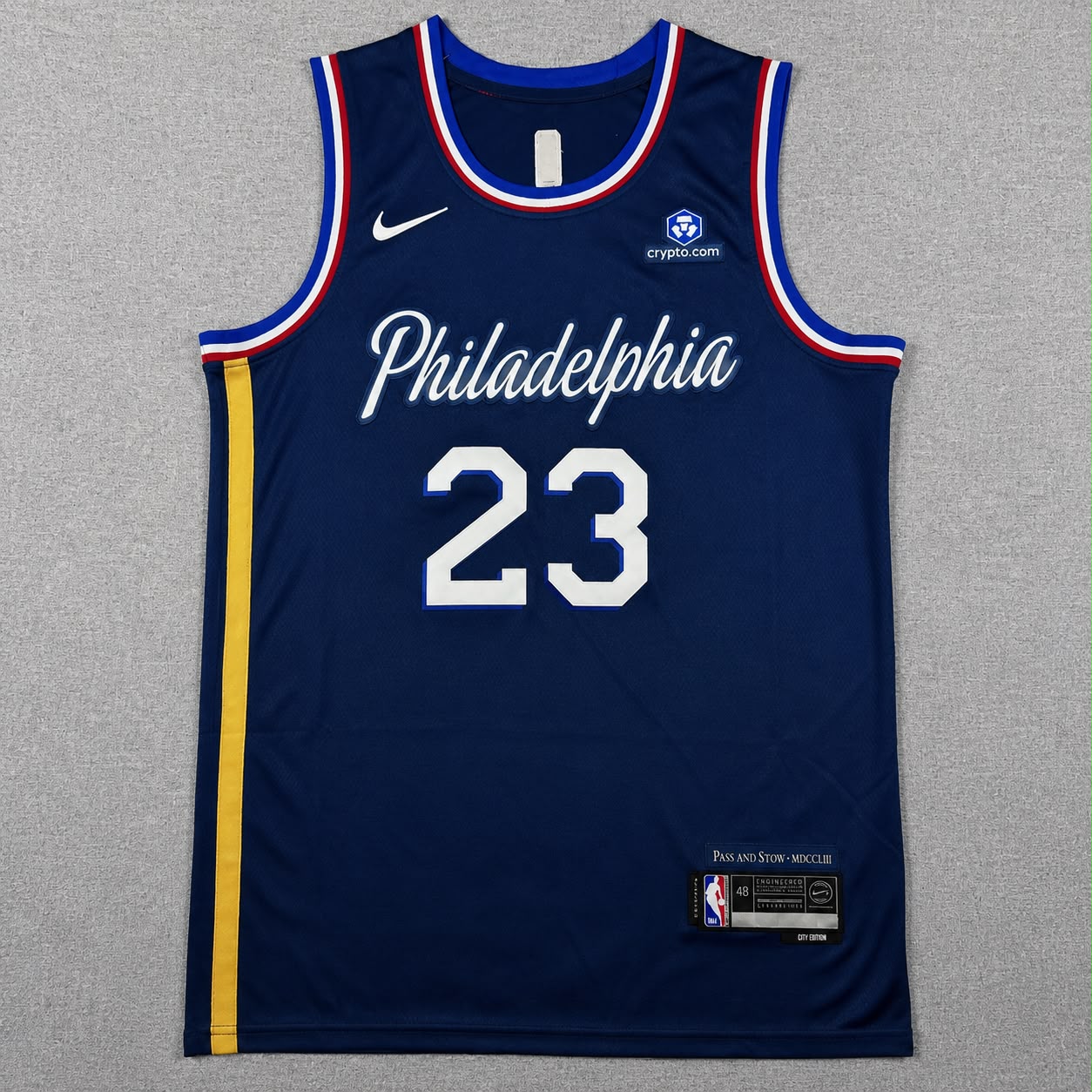 PHILADELPHIA 76ERS LEBRON JAMES BLUE JERSEY
