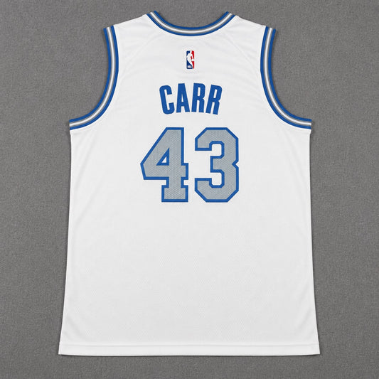 LOS ANGELES LAKERS CAMERON CARR WHITE JERSEY