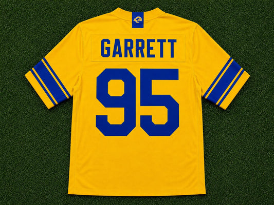 LOS ANGELES RAMS MYLES GARRETT YELLOW JERSEY