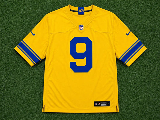 LOS ANGELES RAMS MATTHEW STAFFORD YELLOW JERSEY