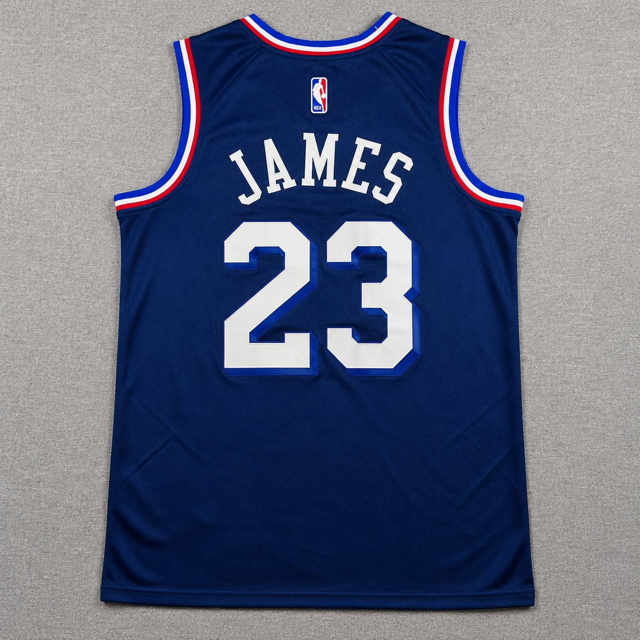 PHILADELPHIA 76ERS LEBRON JAMES BLUE JERSEY