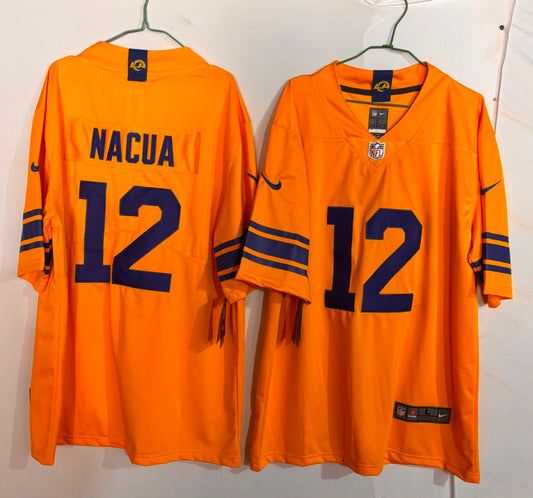 LOS ANGELES RAMS PUKA NACUA YELLOW JERSEY