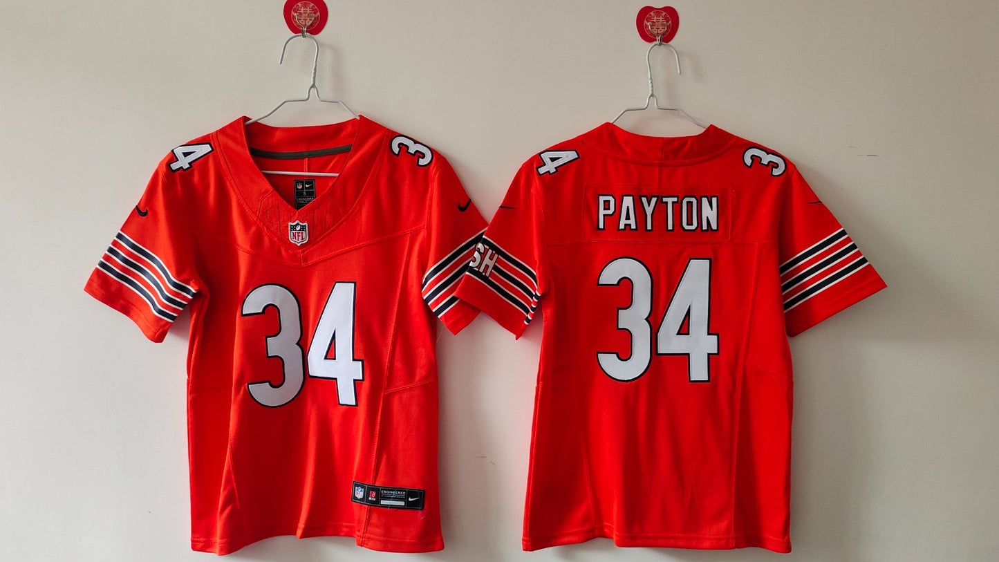 Chicago Bears Walter Payton Orange Jersey