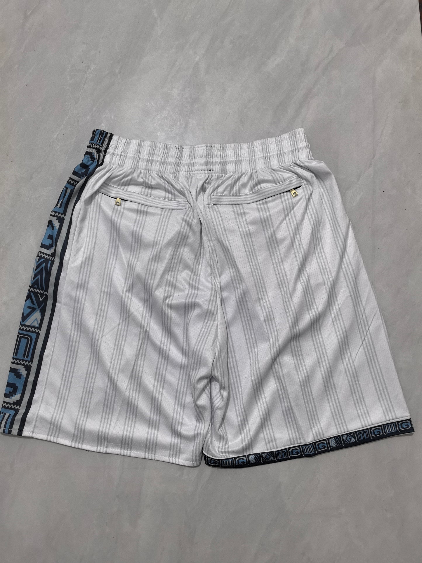 MEMPHIS GRIZZILES WHITE SHORTS