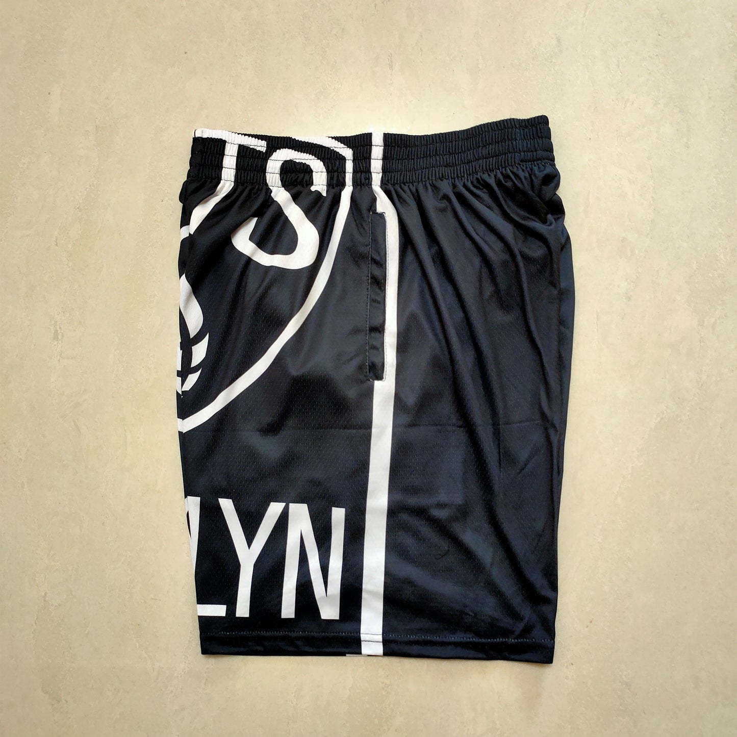 BROOKLYN NETS BLACK SHORTS