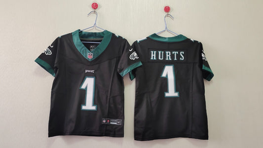PHILADELPHIA EAGLES JALEN HURTS BLACK JERSEY