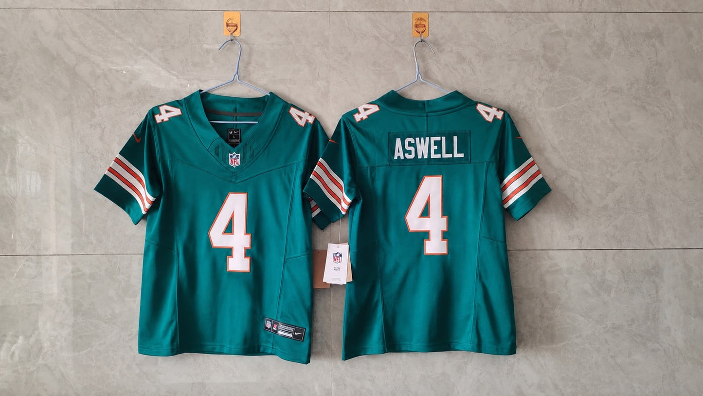 MIAMI DOLPHINS TUTU ATWELL BLUE JERSEY